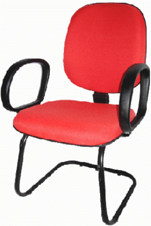CAD - 12 Cadeira Para Escritório Diretor S Com Braço Estofada Varias Cores