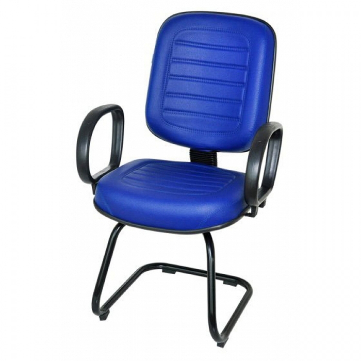 CAD - 14 Cadeira Para Escritório Diretor S Costurada Com Lamina e Braço Estofada Varias Cores