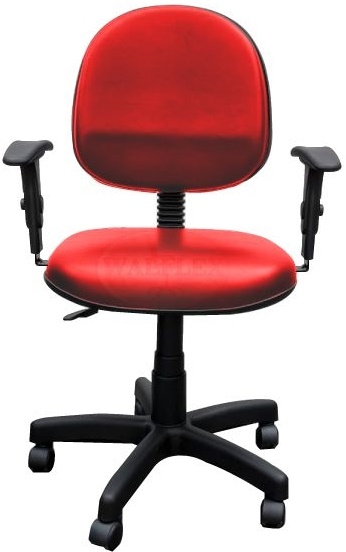 CAD - 23 Cadeira Para Escritório Executiva Giratoria Com Braço Estofada Varias Cores