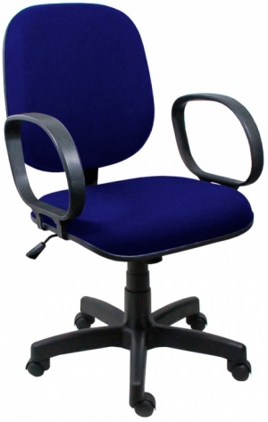 CAD - 27 Cadeira Para Escritório Diretor Giratória Com Braço Estofada Varias Cores
