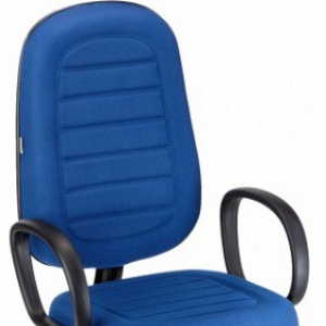 CAD - 31 Cadeira Para Escritório Presidente Costurada Giratória Com Braço Estofada Com Relax Varias Cores