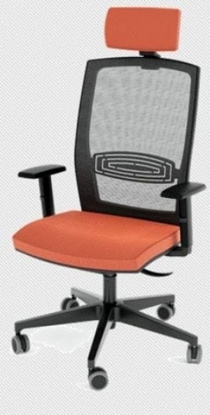 CAD - 39 Cadeira De Escritório Presidente Snap C/  Encosto de Cabeça