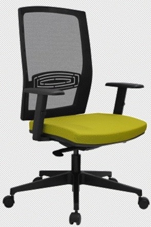 CAD - 50 Cadeira Para Escritório Presidente Tela Com Braço Giratoria 