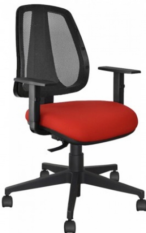 CAD - 50 Cadeira Para Escritório Blak System Estofada Mech