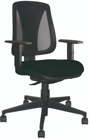 CAD - 38 Cadeira Para Escritório Blak System Estofada Mech