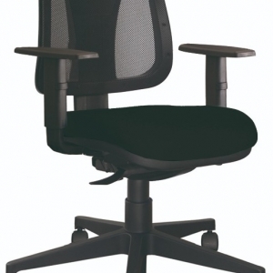 CAD - 38 Cadeira Para Escritório Blak System Estofada Mech