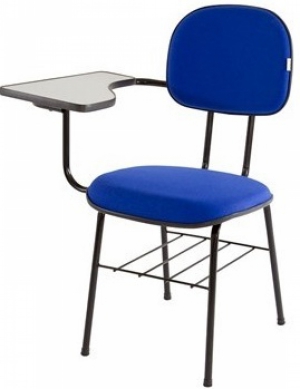 CAD - 54 Cadeira Univérsitaria Escolar Estofada Varias Cores