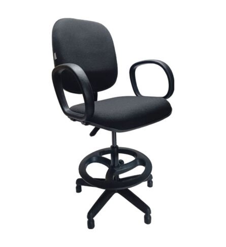 CAD - 55 Cadeira Caixa Para Escritório Estofada Diretor Varias Cores