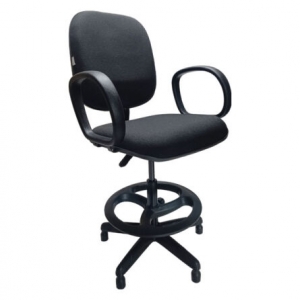 CAD - 55 Cadeira Caixa Para Escritório Estofada Diretor Varias Cores