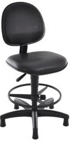 CAD - 57 Cadeira Caixa Para Escritório Estofada Executiva Com lamina Varias Cores