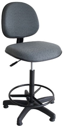 CAD - 57 Cadeira Caixa Para Escritório Estofada Executiva Com lamina Varias Cores