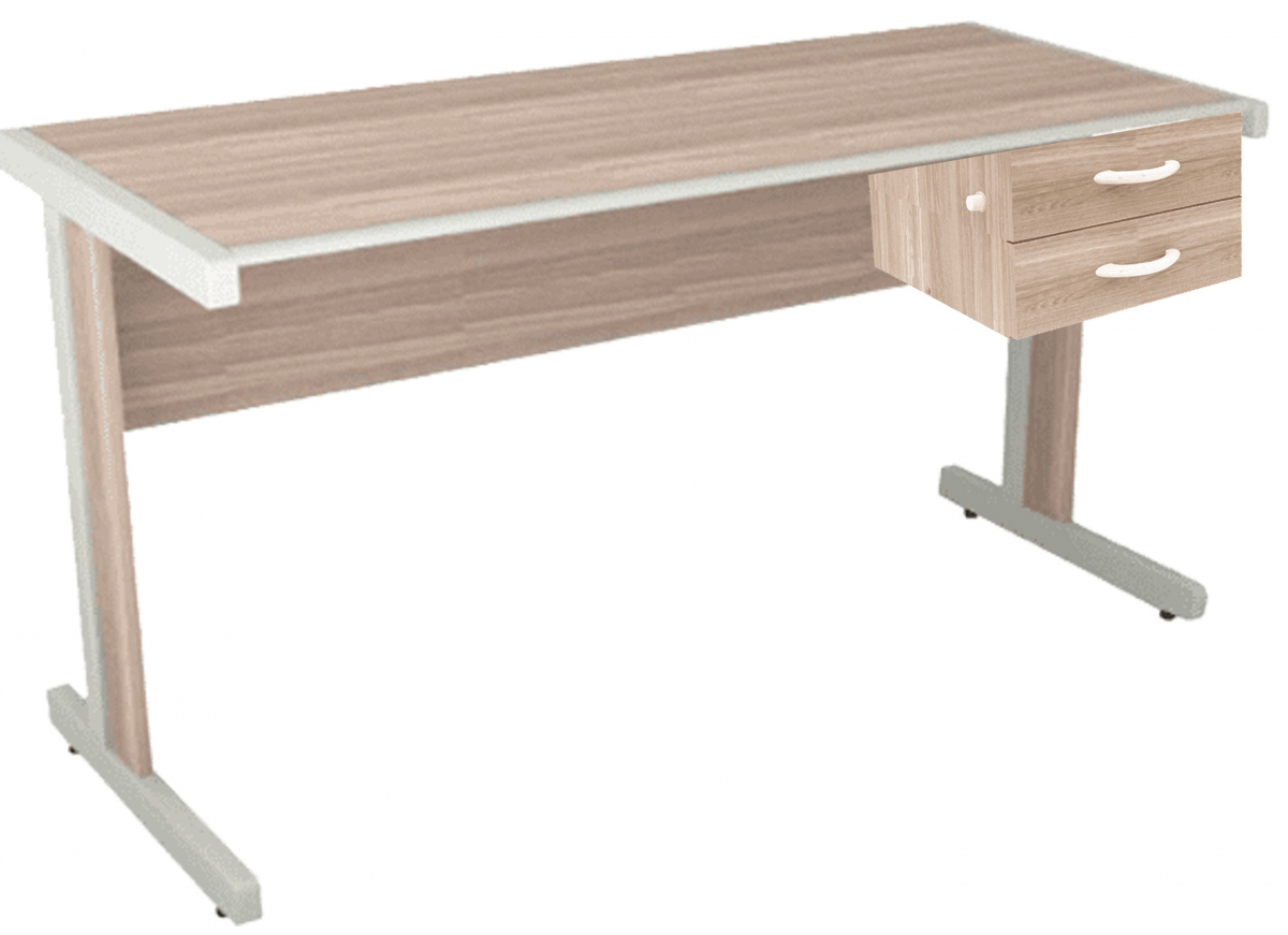 ME - 02 Mesa Para Escritorio Linha Veneto 15 m.m varias cores (100x060 120x060 140x060 160x060)