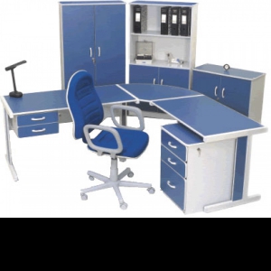 ME - 20 Mesa Para Escritorio L 100x120 C/ Gaveta linha Veneto 15 m Varias Cores