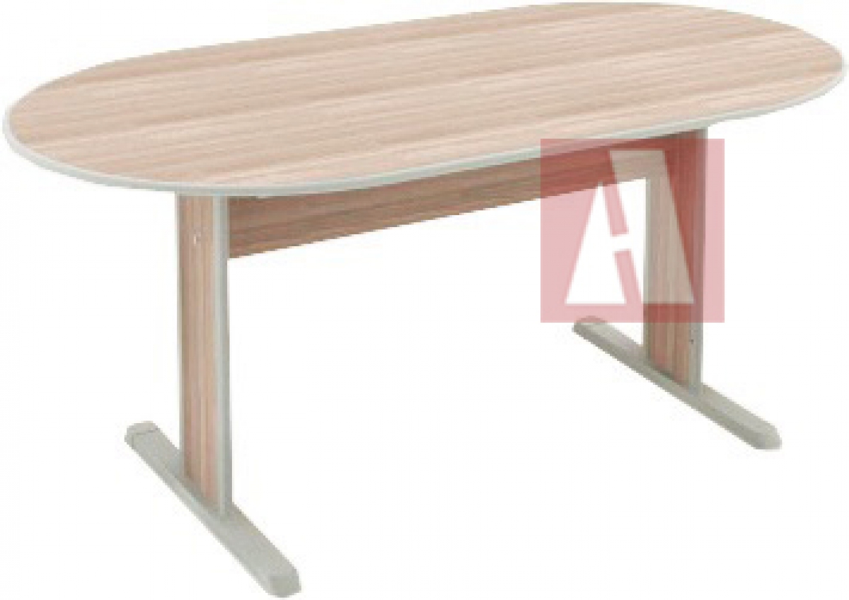 ME - 32 Mesa Para Escritorio Reunião Oval ou Retangular 160x090 200x090 linha uno 15 m.m Varias Cores
