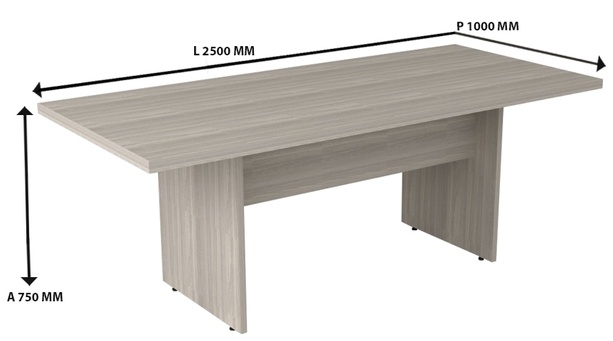 ME - 33 Mesa Para Escritorio Reunião Prima 40(160x090 200x090 250x100)