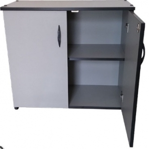 AR - 03 - 075x080x045 Armário Para Escritorio Baixo Secretaria Com Chave e 02 Porta Linha Uno De 15 M.M