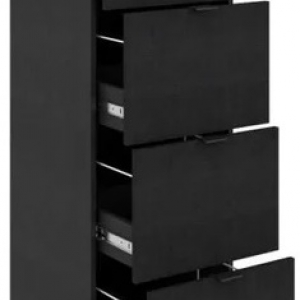 AR - 20 - 127x046x045 Arquivo Para Escritório De Madeira Com 04 Gavetas Para Pasta Suspensa Prima 40 M.M  