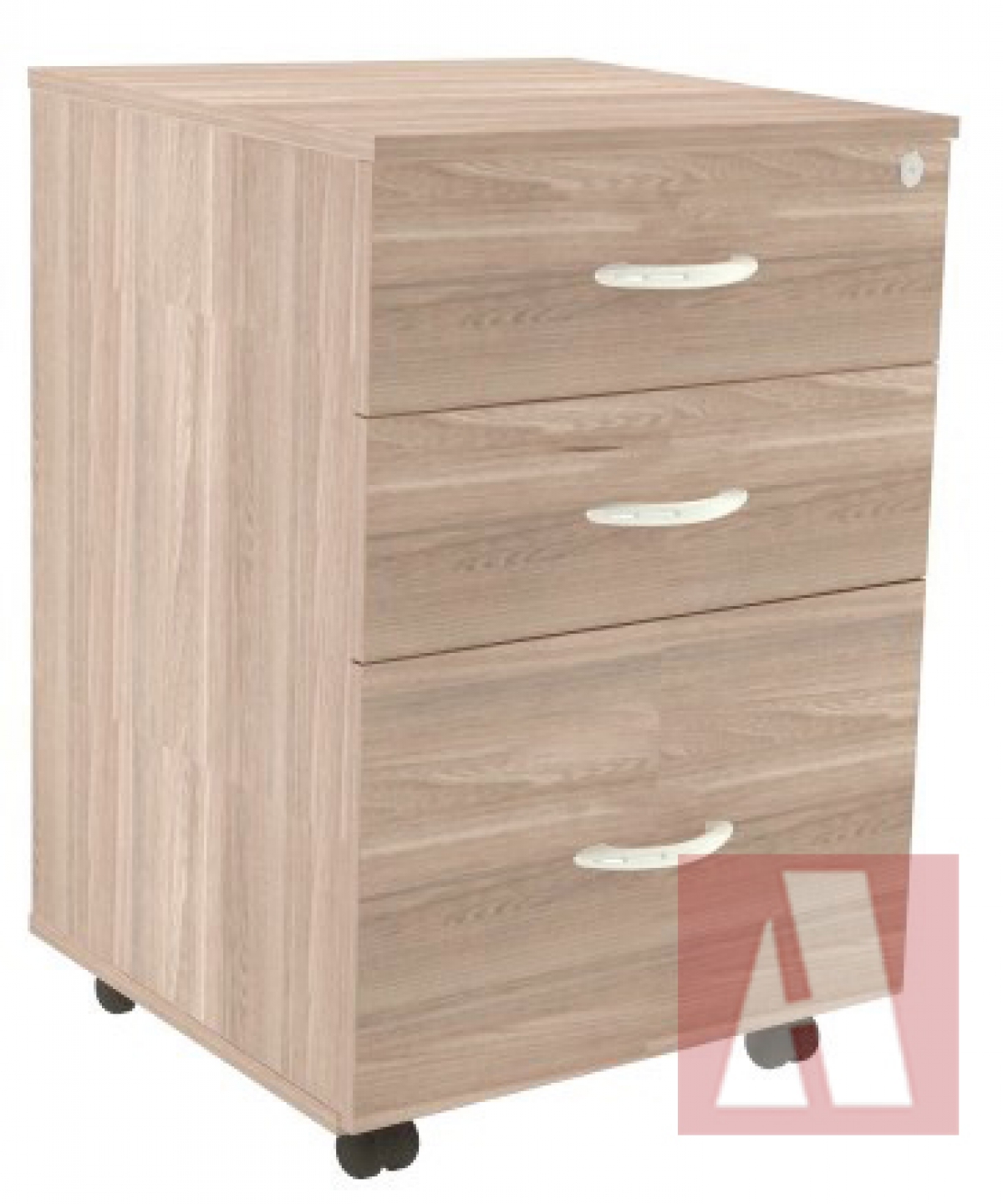 AR - 23 - 070x046x044 Gaveteiro Para Escritorio 02 Gavetas 01 Para Pasta Suspensa  Varias Cores