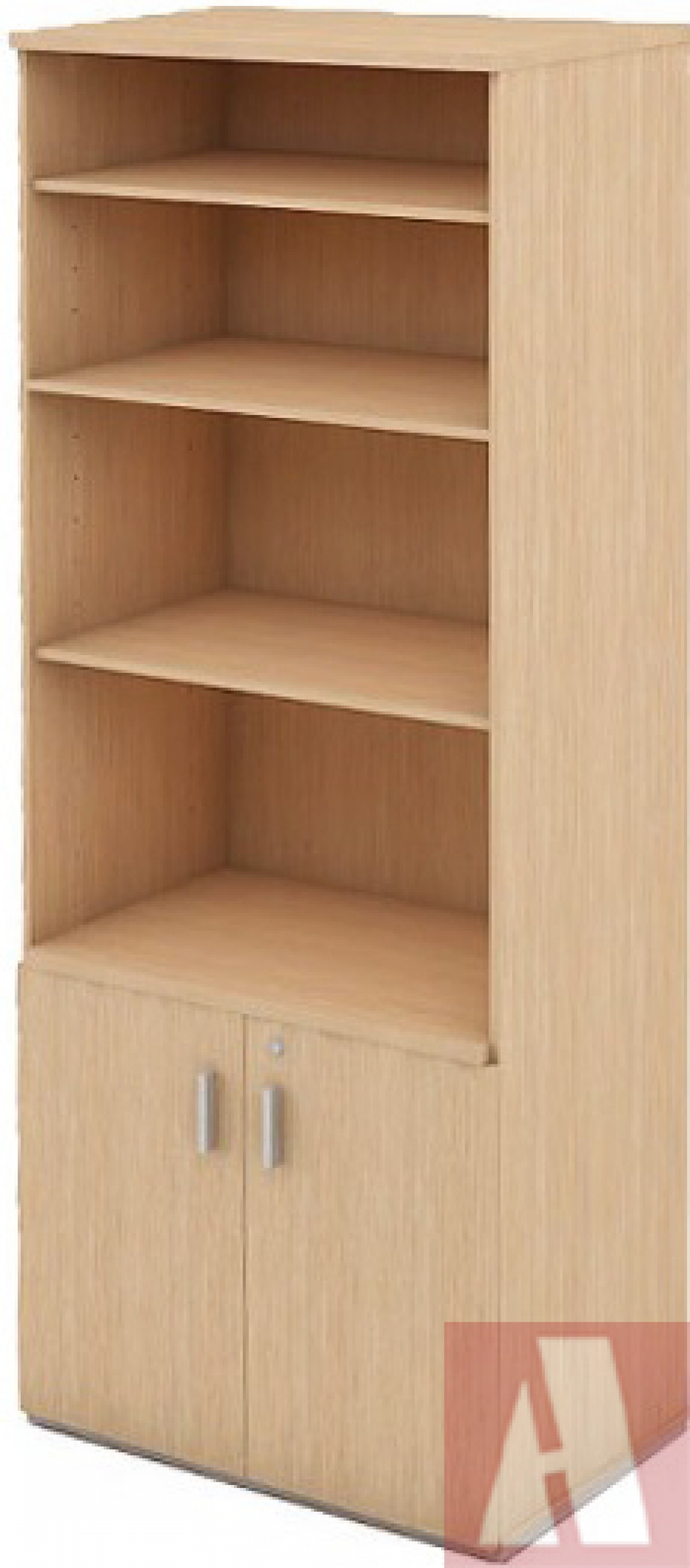 AR - 11 - 210x090x040 Armário Para Escritorio Executivo Teto 02 Porta Baixa Com Chave Roma Plus Varias Cores