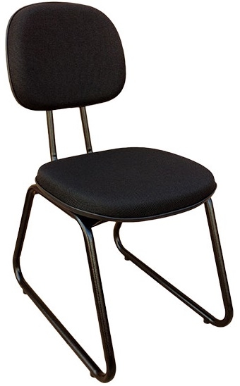 CAD - 03 Cadeira Para Escritório Secretaria Esk L Duplo Estofada Varias Cores